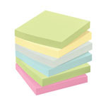 Post-it® 100% Recycled 3" x 3" Notes, Sunwashed Pier Collection