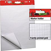 Stickies™ 25" x 30" Easel Pads, White, 2/Pack